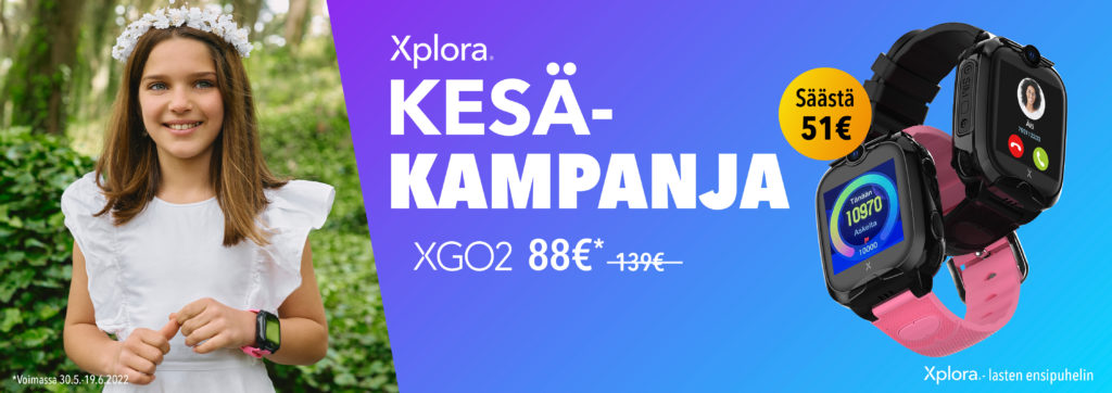 Xplora kesäkampanja xgo2