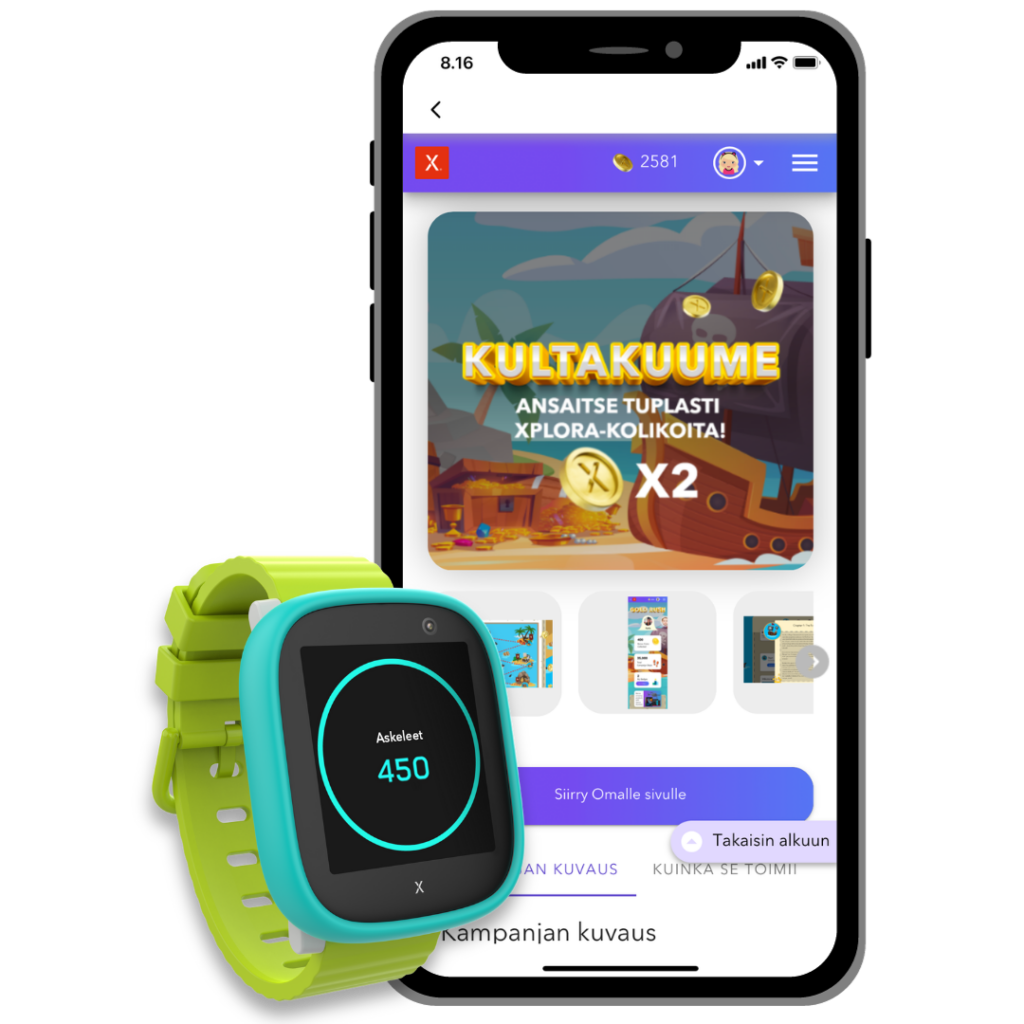 Xploran aktiviteettialusta ja x6play Xploran aktiviteettialusta ja x6play